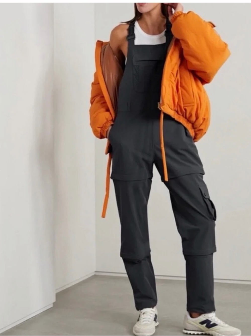 Outdoor voices rectrek overalls black cargo pocket hiking gorpcore convertible S - Picture 2 of 12